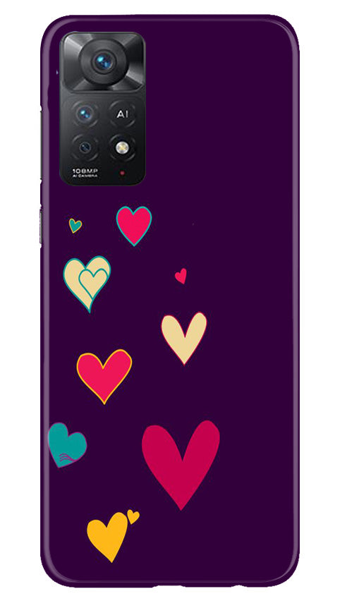 Purple Background Case for Redmi Note 11 Pro 5G  (Design - 107)