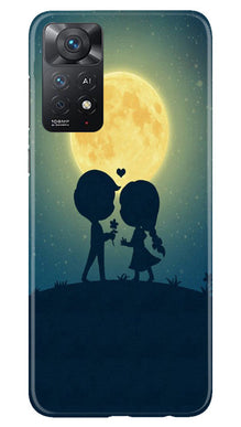 Love Couple Mobile Back Case for Redmi Note 11 Pro 5G  (Design - 109)