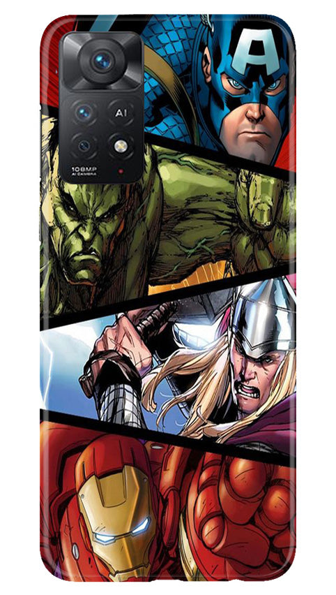 Avengers Superhero Case for Redmi Note 11 Pro 5G  (Design - 124)