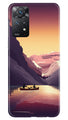 Mountains Boat Case for Redmi Note 11 Pro 5G (Design - 150)