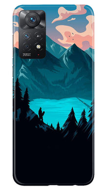 Mountains Mobile Back Case for Redmi Note 11 Pro 5G (Design - 155)