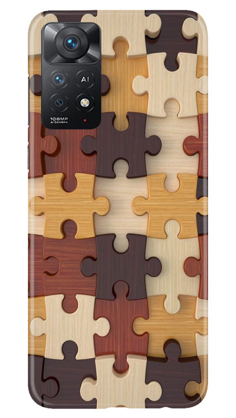 Puzzle Pattern Case for Redmi Note 11 Pro 5G (Design No. 186)