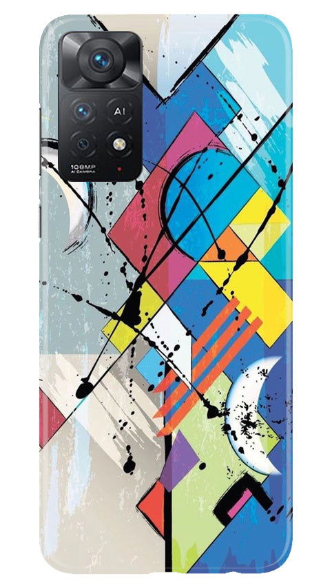 Modern Art Case for Redmi Note 11 Pro 5G (Design No. 204)
