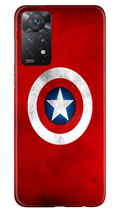 Captain America Case for Redmi Note 11 Pro 5G (Design No. 218)