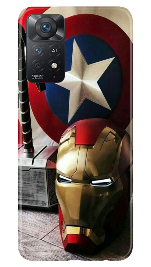 Ironman Captain America Case for Redmi Note 11 Pro 5G (Design No. 223)