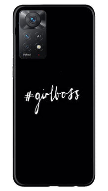 #GirlBoss Mobile Back Case for Redmi Note 11 Pro 5G (Design - 235)