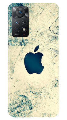 Apple Logo Mobile Back Case for Redmi Note 11 Pro 5G (Design - 251)