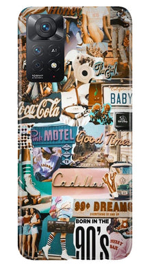 Vintage Design Mobile Back Case for Redmi Note 11 Pro 5G (Design - 253)