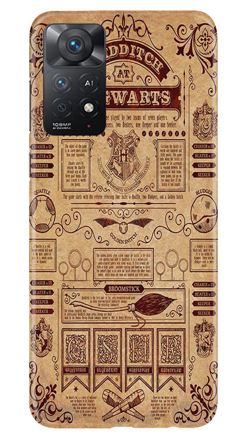 Hogwarts Mobile Back Case for Redmi Note 11 Pro 5G (Design - 266)
