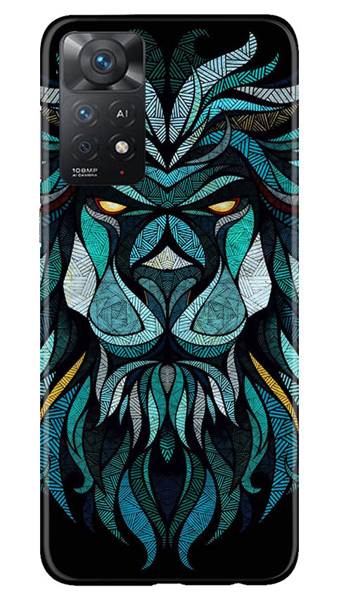 Lion Mobile Back Case for Redmi Note 11 Pro 5G (Design - 276)