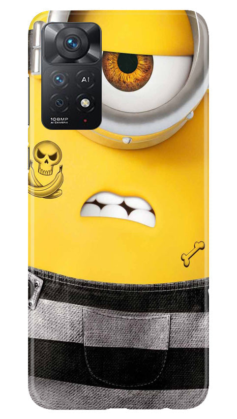 Minion Mobile Back Case for Redmi Note 11 Pro 5G (Design - 286)