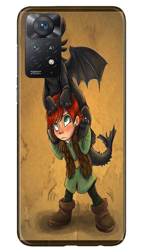 Dragon Mobile Back Case for Redmi Note 11 Pro 5G (Design - 298)