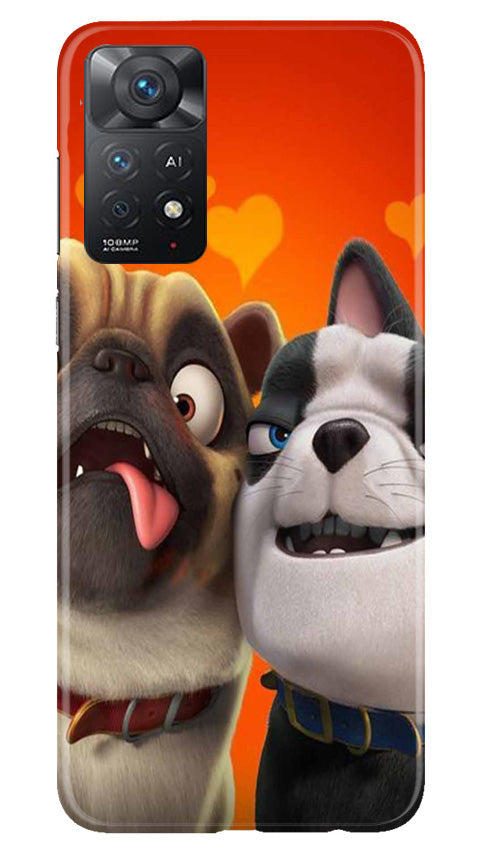 Dog Puppy Mobile Back Case for Redmi Note 11 Pro 5G (Design - 310)