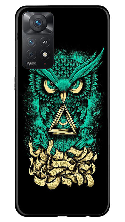 Owl Mobile Back Case for Redmi Note 11 Pro 5G (Design - 317)