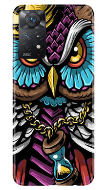 Owl Mobile Back Case for Redmi Note 11 Pro 5G (Design - 318)
