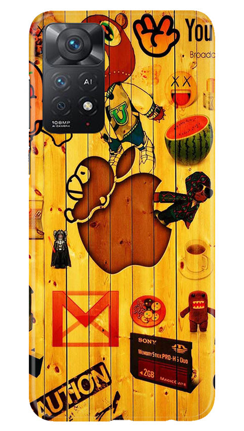 Wooden Texture Mobile Back Case for Redmi Note 11 Pro 5G (Design - 326)