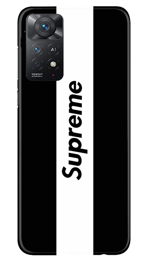 Supreme Mobile Back Case for Redmi Note 11 Pro 5G (Design - 346)