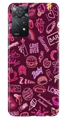 Party Theme Mobile Back Case for Redmi Note 11 Pro 5G (Design - 350)
