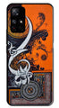 Qalander Art Metal Mobile Case for Redmi Note 11T   (Design No -16)