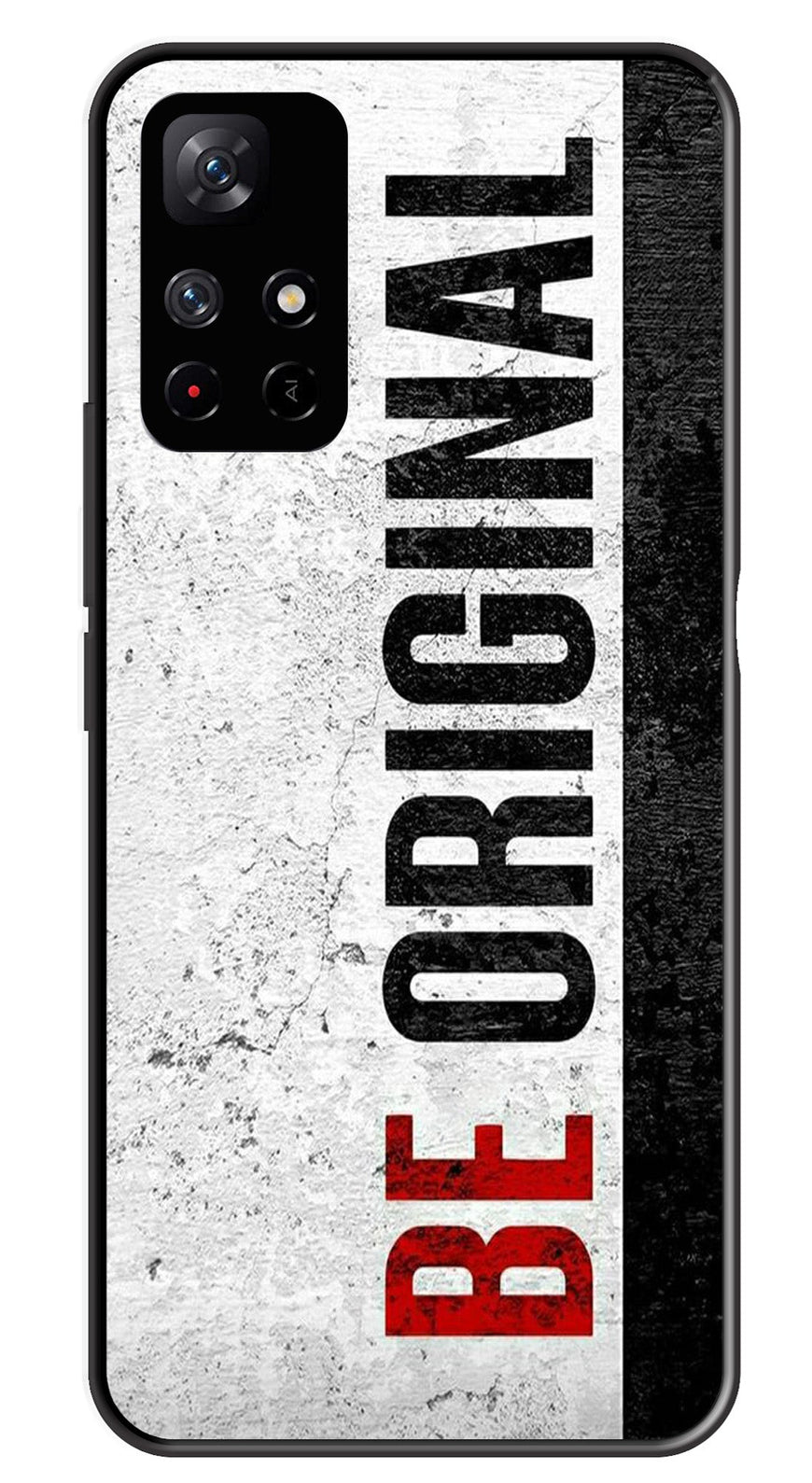 Be Original Metal Mobile Case for Redmi Note 11T   (Design No -38)