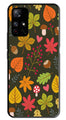 Leaves Design Metal Mobile Case for Redmi Note 11T   (Design No -51)