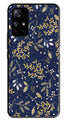 Floral Pattern  Metal Mobile Case for Redmi Note 11T   (Design No -52)