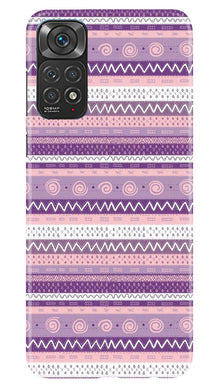 Zigzag line pattern3 Mobile Back Case for Redmi Note 11s (Design - 11)