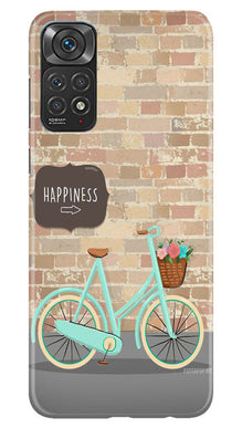 Happiness Mobile Back Case for Redmi Note 11s (Design - 53)