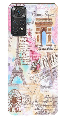 Paris Eiftel Tower Mobile Back Case for Redmi Note 11s (Design - 54)