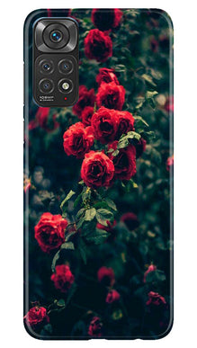 Red Rose Mobile Back Case for Redmi Note 11s (Design - 66)