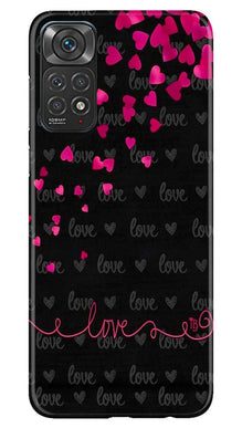 Love in Air Mobile Back Case for Redmi Note 11s (Design - 89)