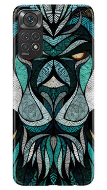 Lion Mobile Back Case for Redmi Note 11s (Design - 97)