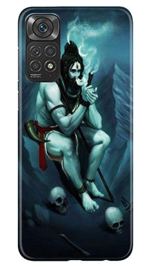 Lord Shiva Mahakal2 Mobile Back Case for Redmi Note 11s (Design - 98)