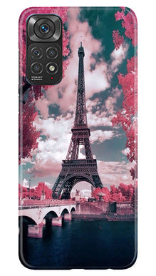 Eiffel Tower Mobile Back Case for Redmi Note 11s  (Design - 101)
