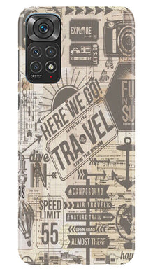 Travel Mobile Back Case for Redmi Note 11s  (Design - 104)