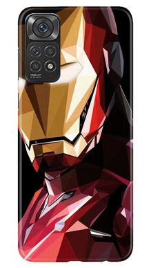 Iron Man Superhero Mobile Back Case for Redmi Note 11s  (Design - 122)