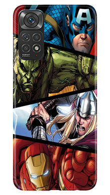 Avengers Superhero Mobile Back Case for Redmi Note 11s  (Design - 124)