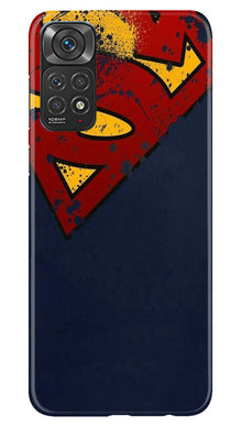 Superman Superhero Mobile Back Case for Redmi Note 11s  (Design - 125)
