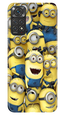 Minions Mobile Back Case for Redmi Note 11s  (Design - 127)