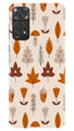 Leaf Pattern Art Case for Redmi Note 11s  (Design - 132)