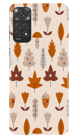 Leaf Pattern Art Case for Redmi Note 11s(Design - 132)