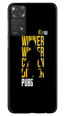 Pubg Winner Winner Mobile Back Case for Redmi Note 11s  (Design - 146)