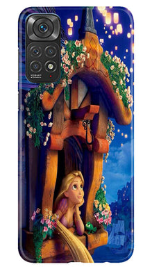 Cute Girl Mobile Back Case for Redmi Note 11s (Design - 167)