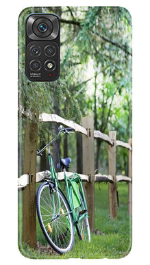 Bicycle Mobile Back Case for Redmi Note 11s (Design - 177)
