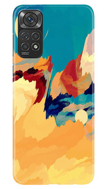 Modern Art Mobile Back Case for Redmi Note 11s (Design - 204)