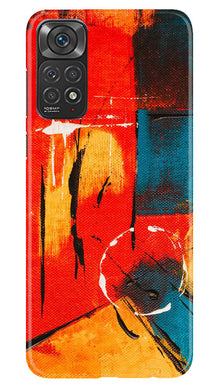 Modern Art Mobile Back Case for Redmi Note 11s (Design - 207)