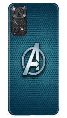 Ironman Captain America Mobile Back Case for Redmi Note 11s (Design - 214)