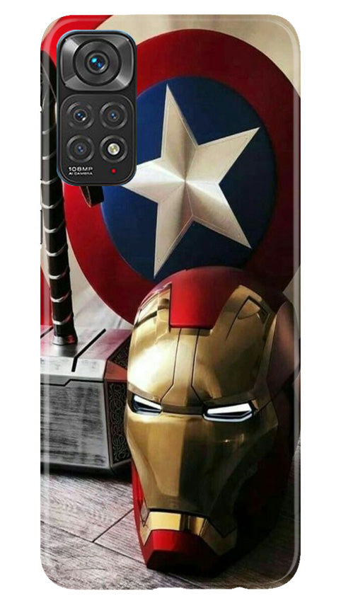Captain America Shield Case for Redmi Note 11s (Design No. 222)