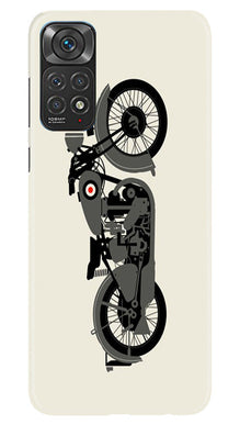 Travel Bus Mobile Back Case for Redmi Note 11s (Design - 227)