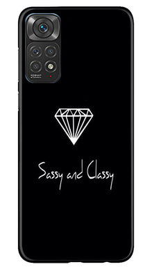 Girl Boss Pink Mobile Back Case for Redmi Note 11s (Design - 232)